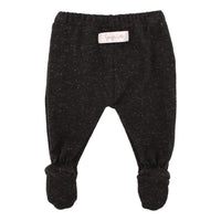 Gaya Lab Anthracite-Silver Knit Footed Pants