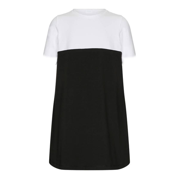 Heven Child Black/White Short Sleeve Dress ( H00 )