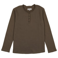 Kin + Kin Olive Fitted Henley