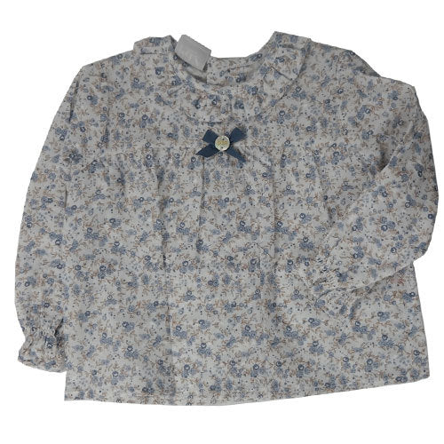 Blue Floral Top