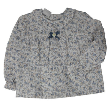 Blue Floral Top