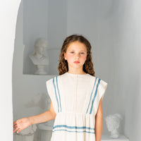 Belle Chiara Dress Calliope Blue Double Stripe