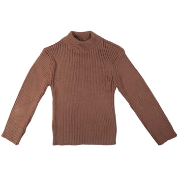 KNIT Mavue Ribbed Chunky Turtleneck