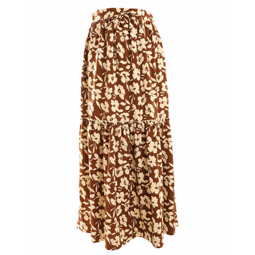 HEV Camel Floral String With Pully Skirt (908)