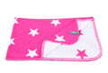 Fuchsia/ White Star Baby Bedding Set
