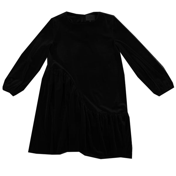 Miss L. Ray Black Velvet Odine Dress