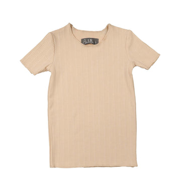 Belati ALMOND POINTELLE SS SLEEVE SHELL