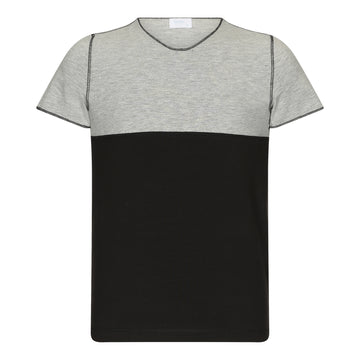 Heven Child Htr Grey/Black Boys T-Shirt ( H05 )