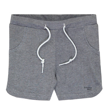Crew Kids Grey Pique Shorts