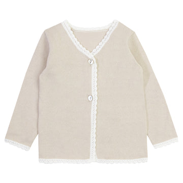Kipp Stone Scallop Edge Cardigan