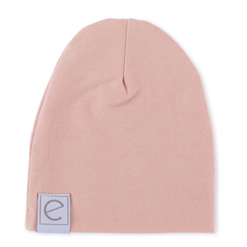 Ely's & Co Pink Jersey Cotton Beanie Hat