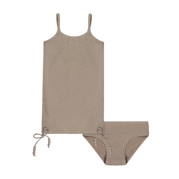 SPARROW KIDS SAND CRINKLE TANKINI