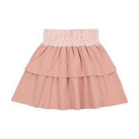 Bopop Gingham Pink Skirt