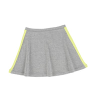 Analogie By Lil Legs Grey/Neon Linear Skirt
