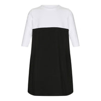 Heven Child Black/White 3/4 Sleeve Dress ( H01 )