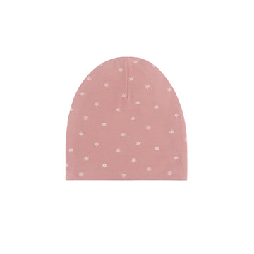 Elys & Co Cranberry Jersey Cotton Floral Kimono Beanie
