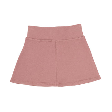 Lil Legs Mauve Ribbed Skirt