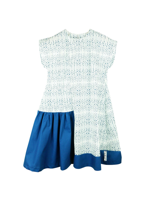 LMN3 Marbles-Blue Dress (style:  1028)