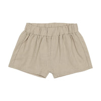 Analogie By Lil Legs Linen Pull On Shorts Light Green