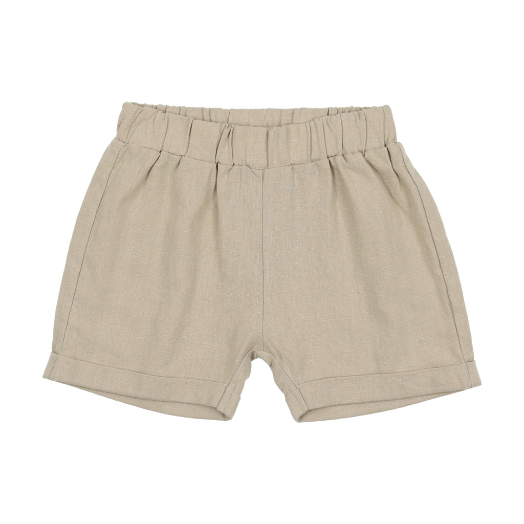 Analogie By Lil Legs Linen Pull On Shorts Light Green - Buttons Bebe ...