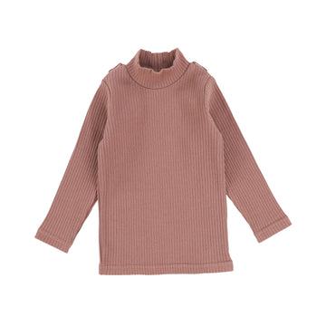 Lil Legs Mulberry Mock Neck