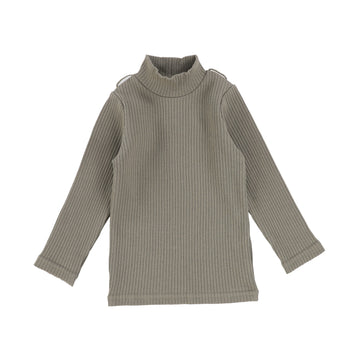 Lil legs olive mock neck