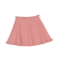 Analogie By Lil Legs Pink/White Linear Skirt
