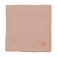 Lil Legs Ribbed Blanket Pink Flower