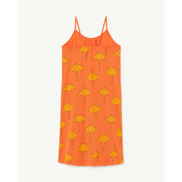 The Animals Observatory AF ORANGE GAZEL KIDS DRESS