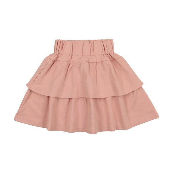 Bopop Powder Pink Tiered Skirt