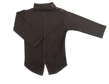 Gaya Lab Brown Elegance Turtleneck Neck Top