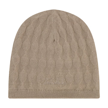 Zeebra Kids Oat Textured Knit Beanie