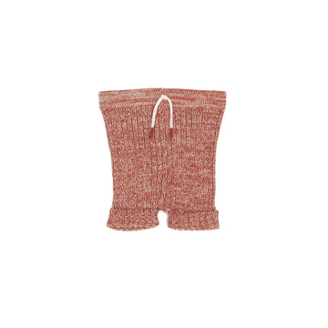 TUN TUN KNITTED SHORT Terracota marl (NW019TM)
