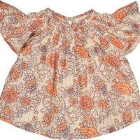 LOUIS LOUISE PINK STRIPE LUREX INDIAN FLOWER TUNIC SOLEIL
