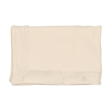 Bee & Dee Bird & Wishing Flower Print Collection -White/Pink Blanket