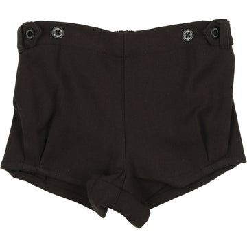 Coco Blanc Black Wool Shorts