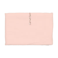 Bee & Dee Embroidered Linen Pointelle Collection - Petal pink Blanket