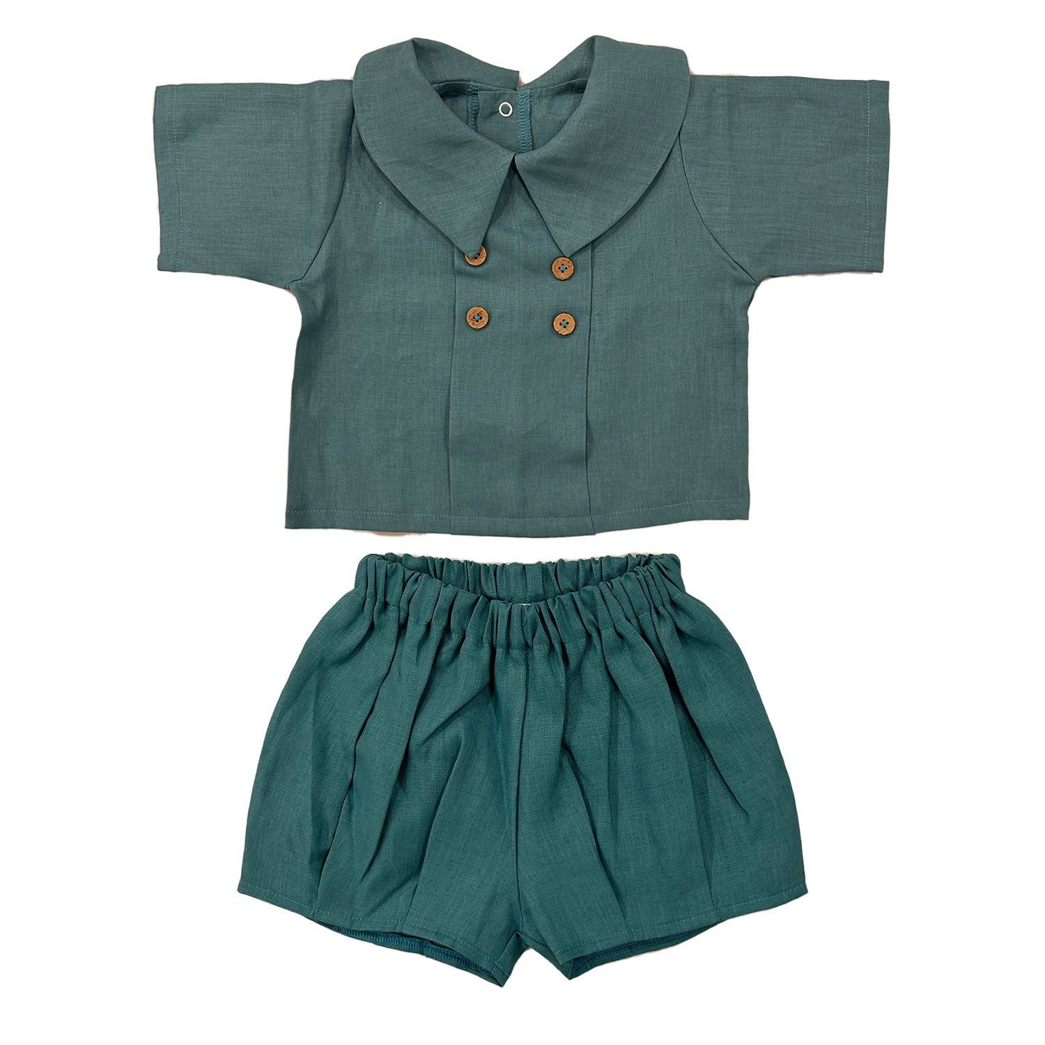 Pernille LE CIEL SET BLOUSE & TROUSERS BLEU CIEL FOR BOYS