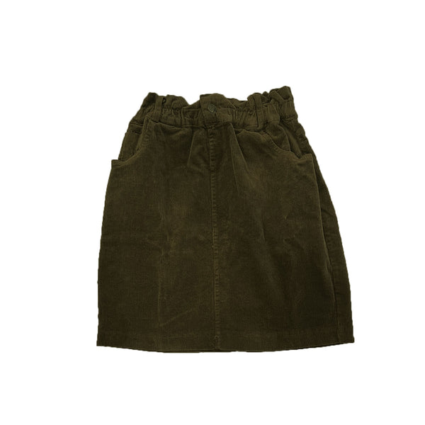 Analogie Corduroy Skirt Evergreen