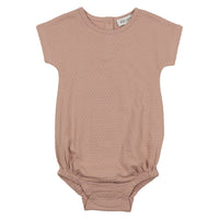 KIN + KIN  JERSEY GIRLS ROMPER PINKE