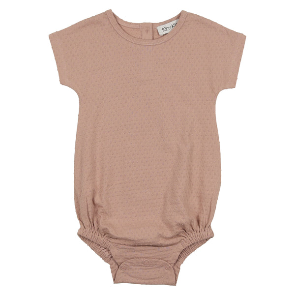 KIN + KIN  JERSEY GIRLS ROMPER PINKE