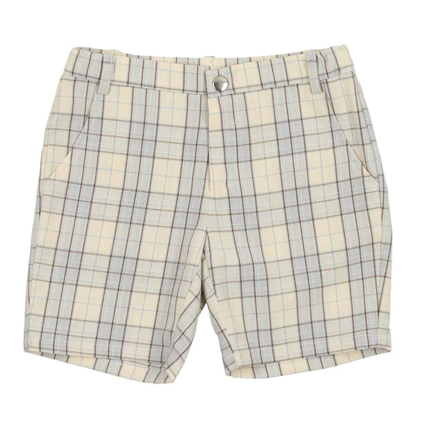 Panther Light Blue Plaid shorts