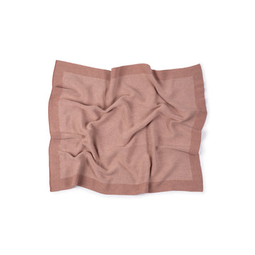 Zandino Couture Alesia Mauve Herringbone Knit Blanket