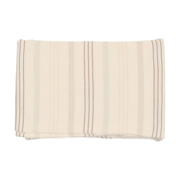 Bee & Dee  Stripe Collection -Taupe Stripe Blanket