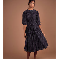 HEV Navy Double Tunnel String Dress
